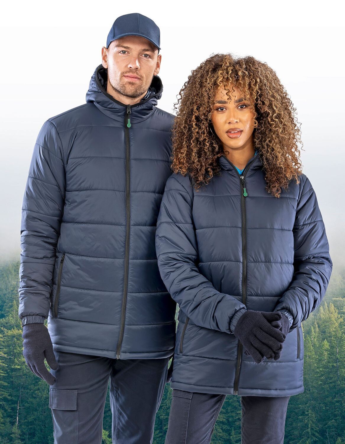 Recycled Hooded Padded Parka