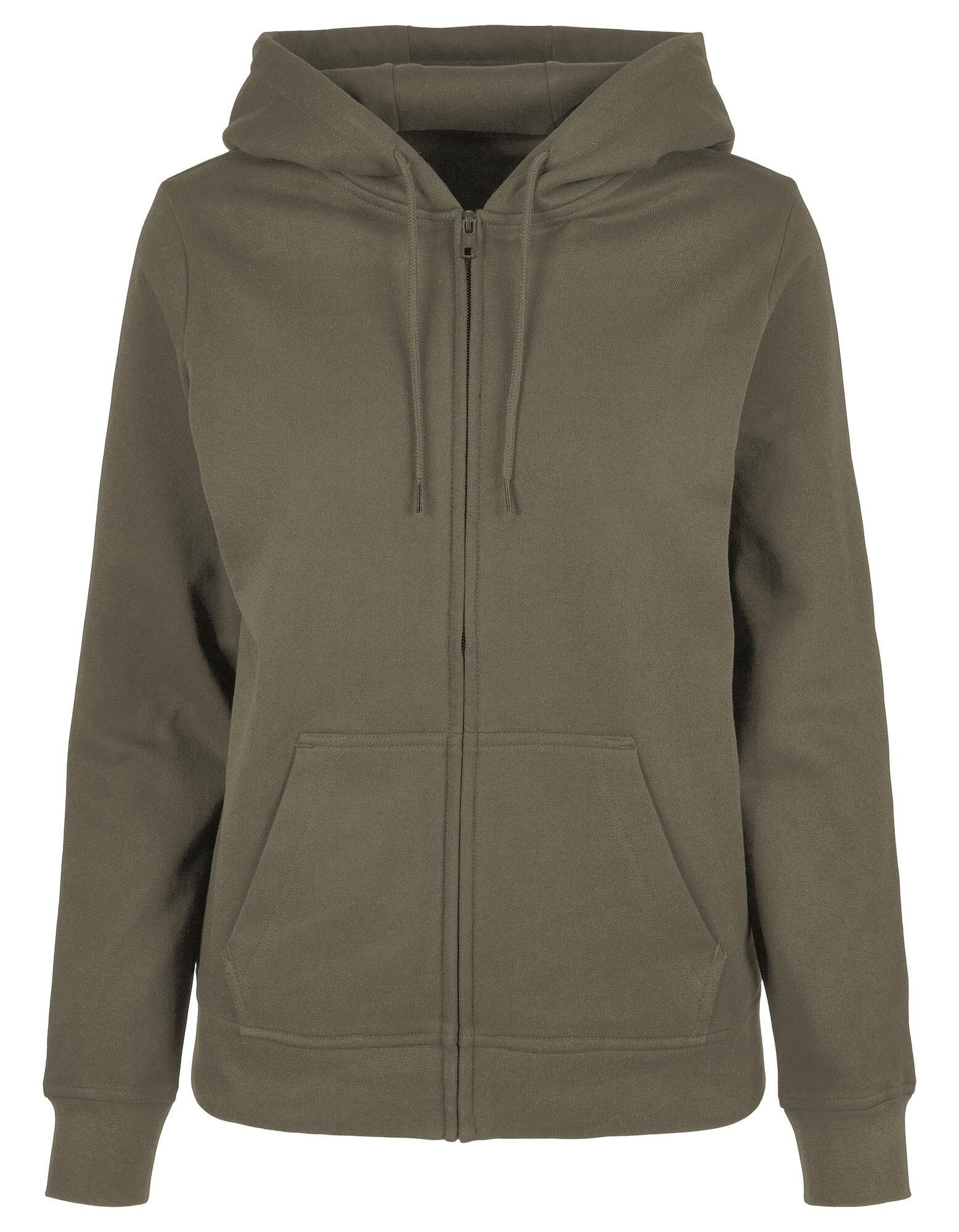 Ladies Basic Zip Hoody