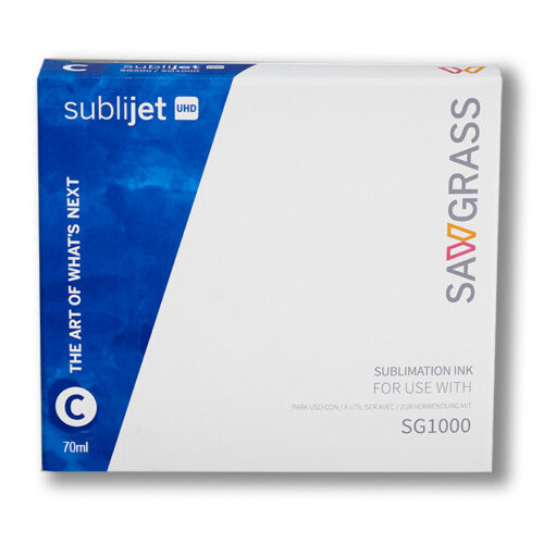 SubliJet UHD Geltinte 70ml cyan für SG1000