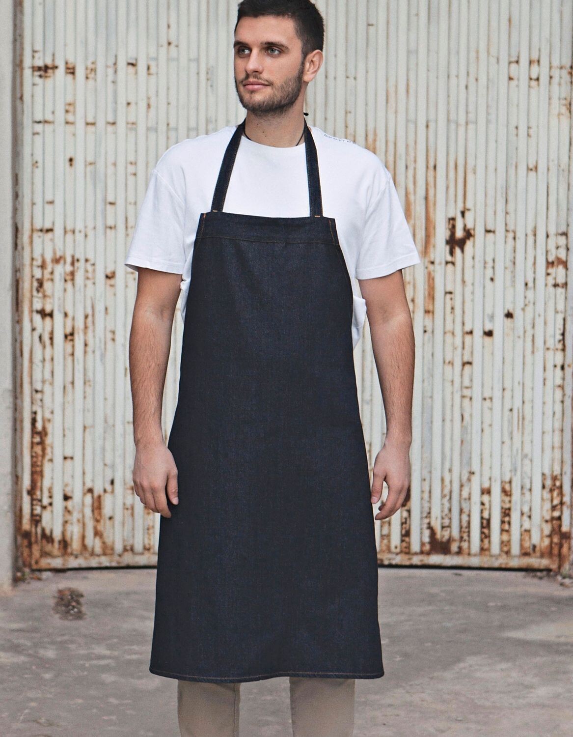 Grembiule da barbecue in jeans
