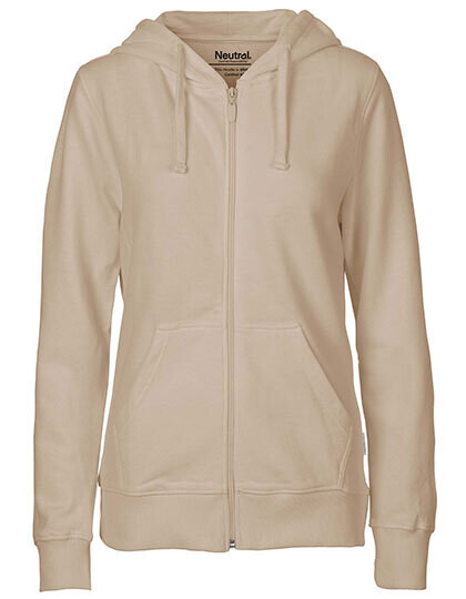 Sudadera con capucha y cremallera para mujer