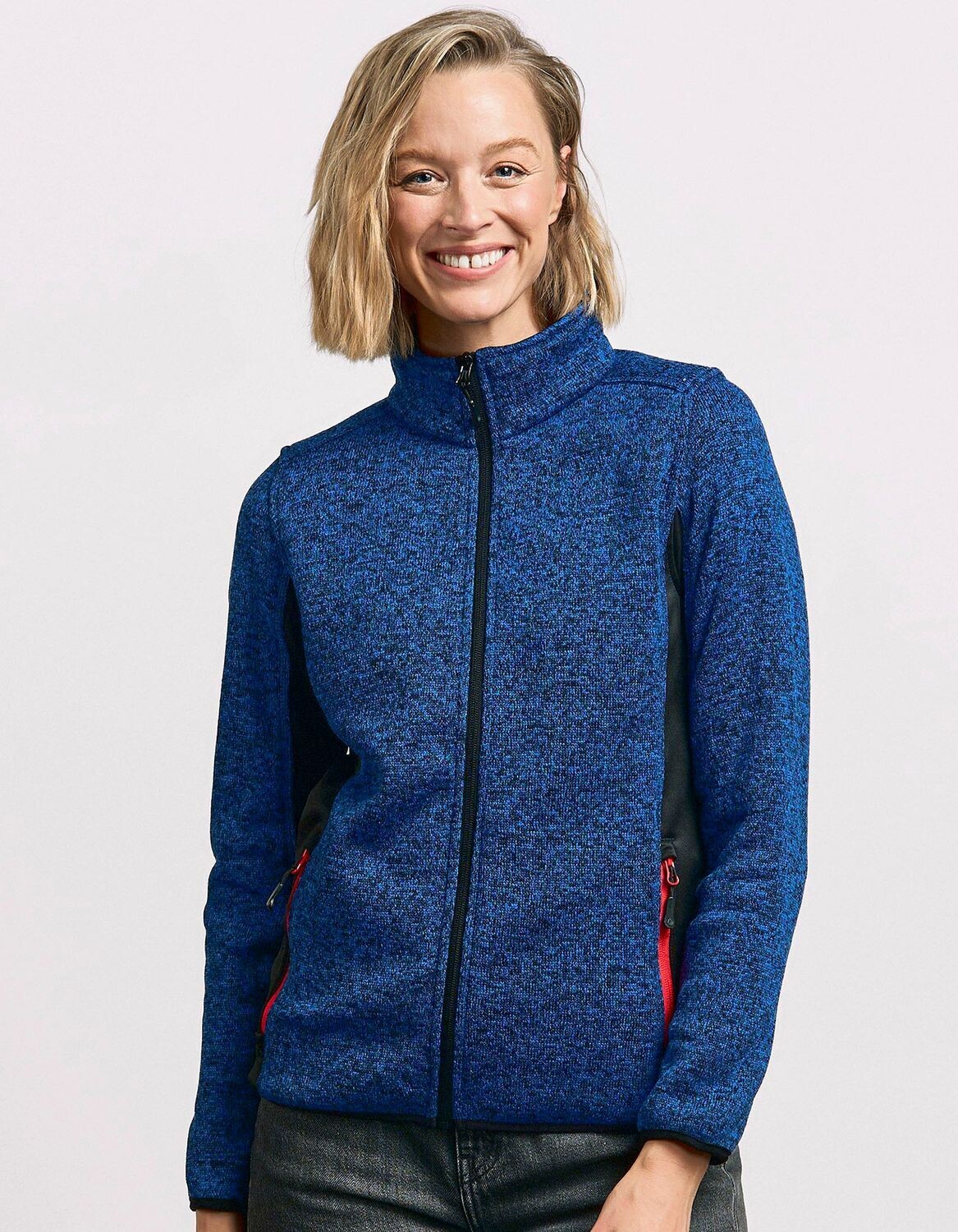Veste de travail tricotée pour femme
