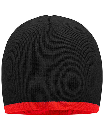 Beanie With Contrasting Border