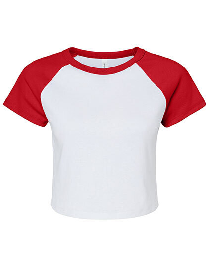 T-shirt da donna Micro Rib Raglan Baby