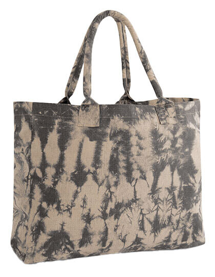 Bolso de lona con estampado tie-dye