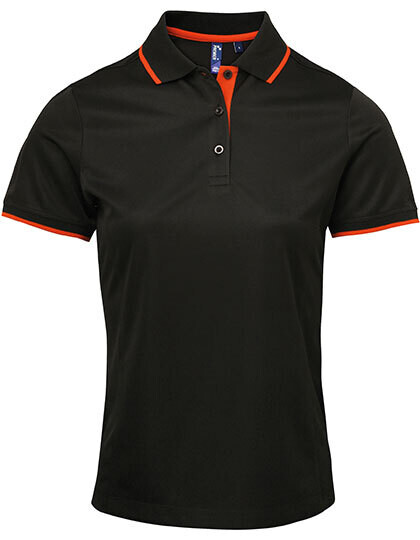 Polo Contrast Coolchecker® pour femme