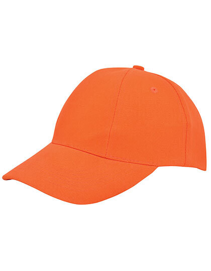 Cappellino in cotone a profilo basso/spazzolato