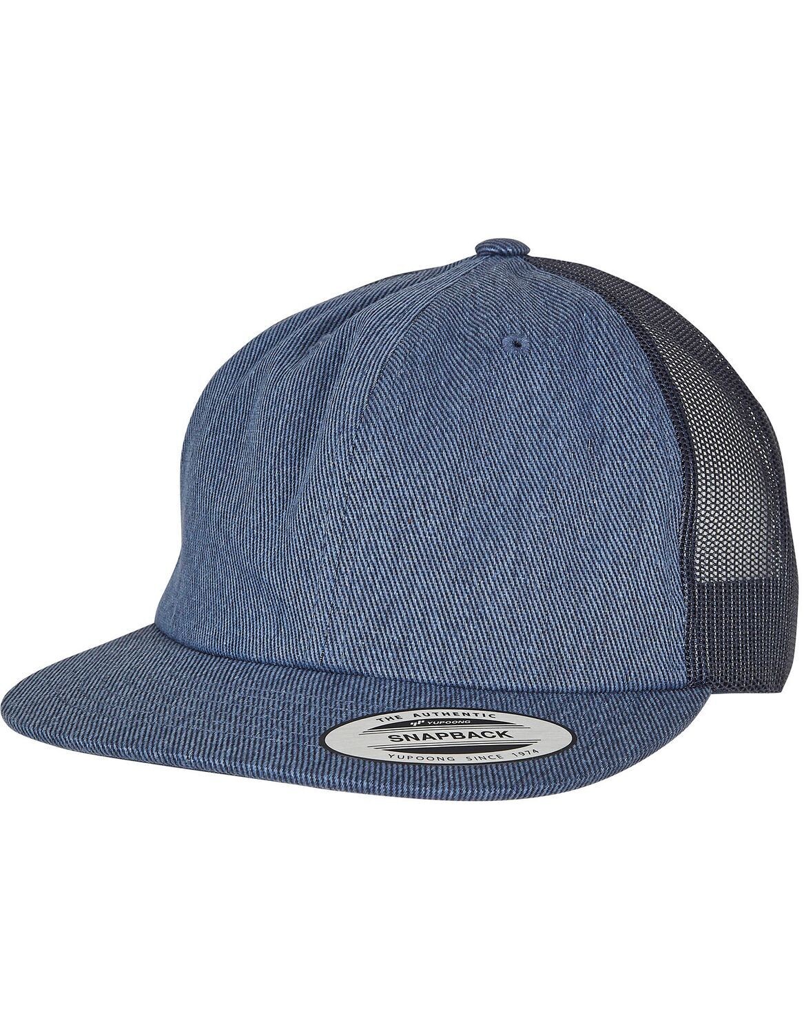 Cappello trucker in denim