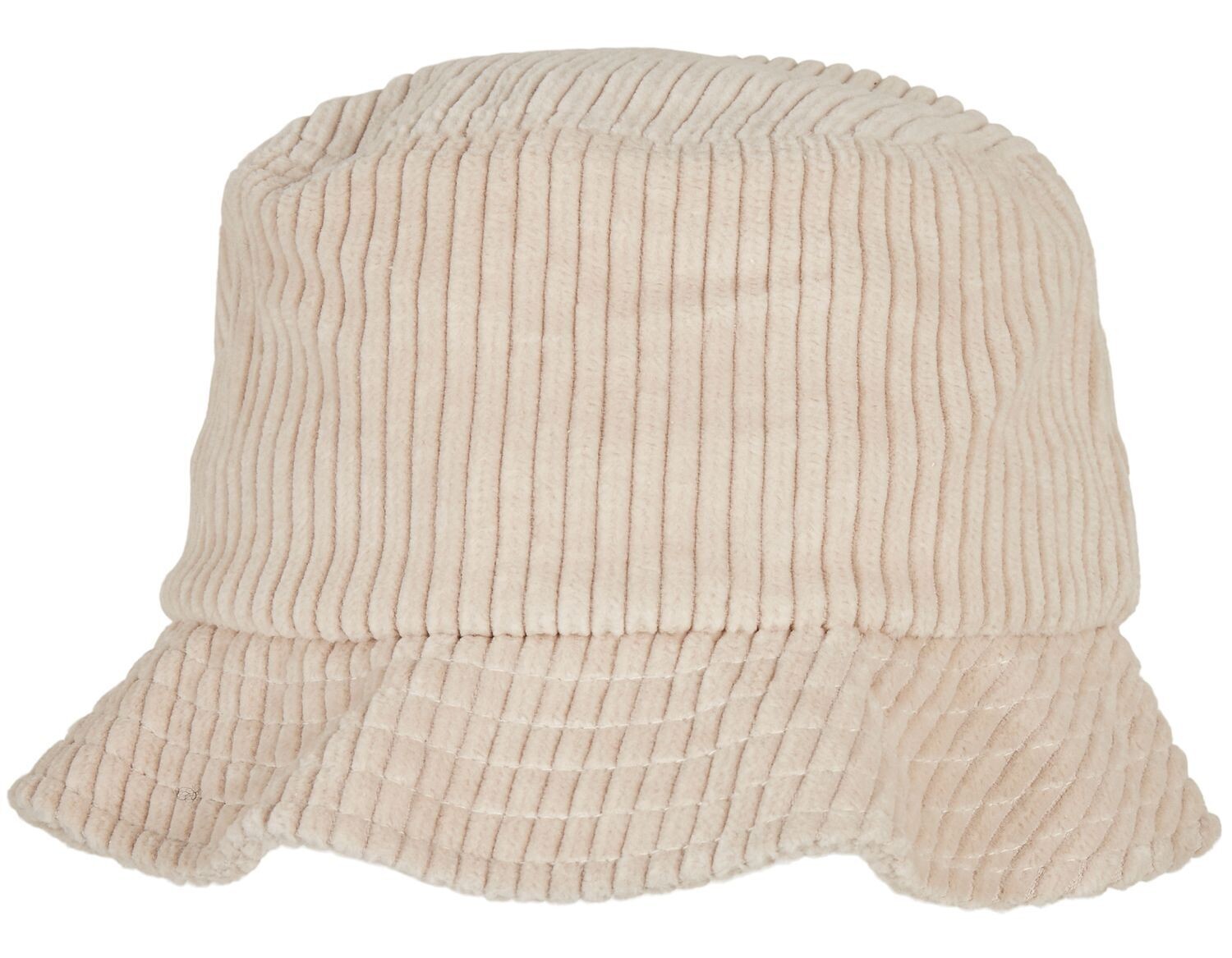 Cappello a secchiello in velluto a coste largo
