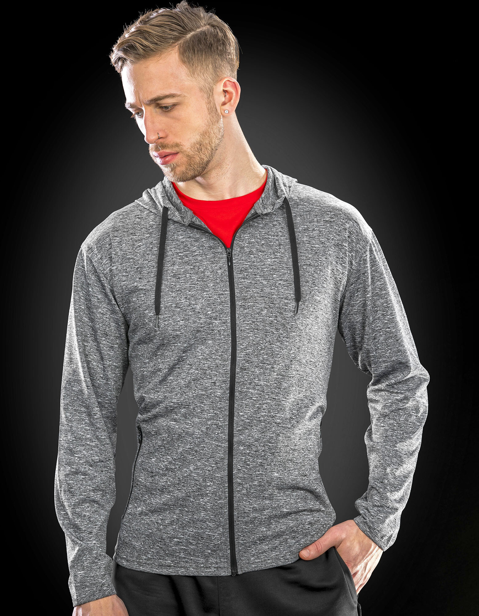 Men's Hooded Tee-Jacket