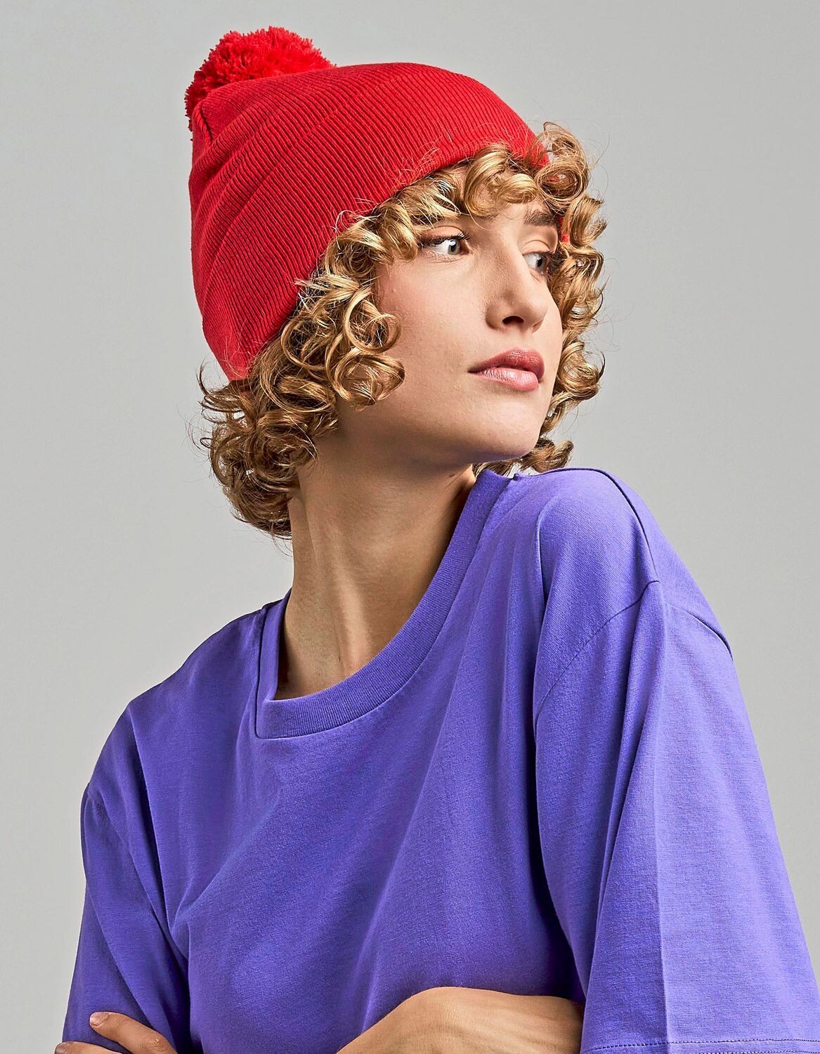 Berretto Wind-S con pompon