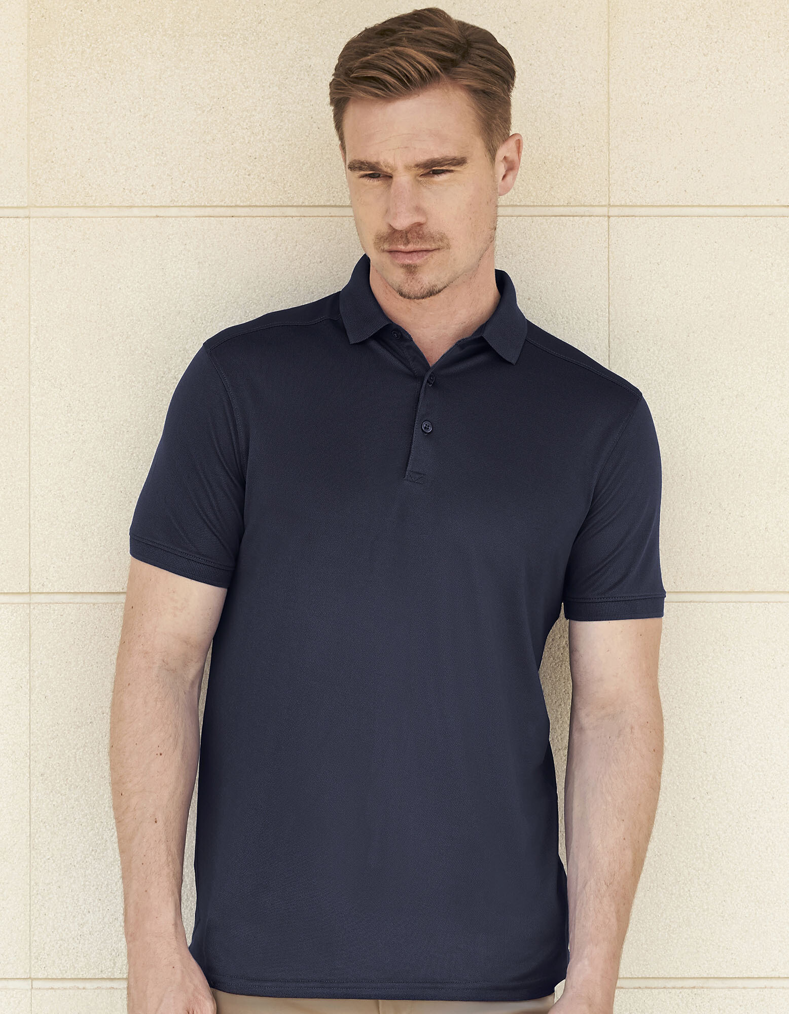 Men´s Slim Fit Stretch Polo Shirt + Wicking Finish