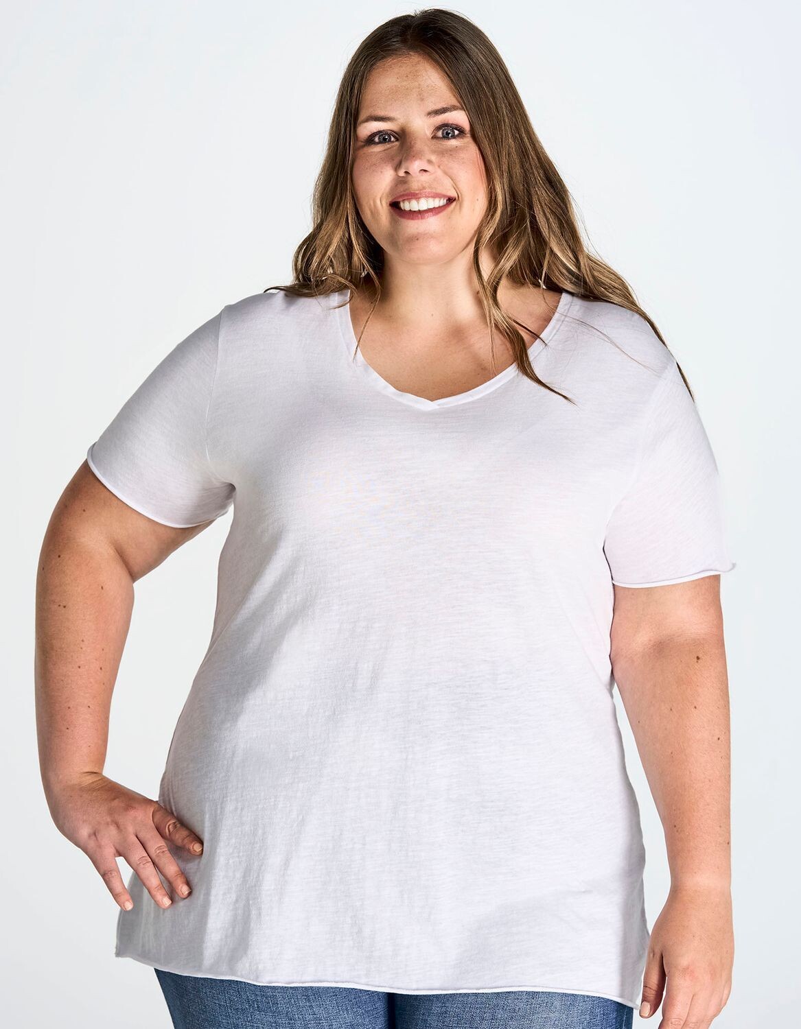 Camiseta «Curves Slub» para mujer