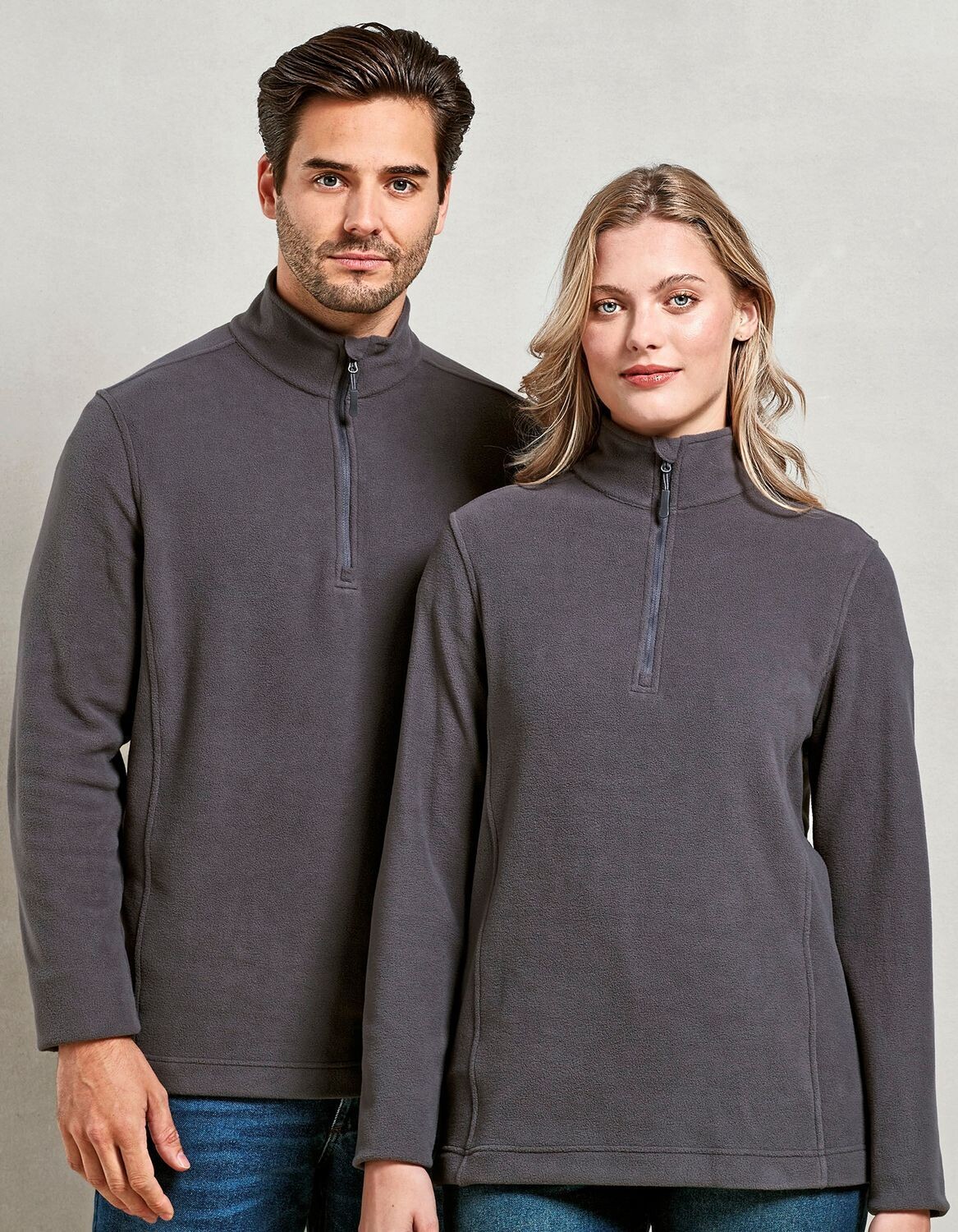 Unisex 'Recyclight' 1/4 Zip Micro Fleece