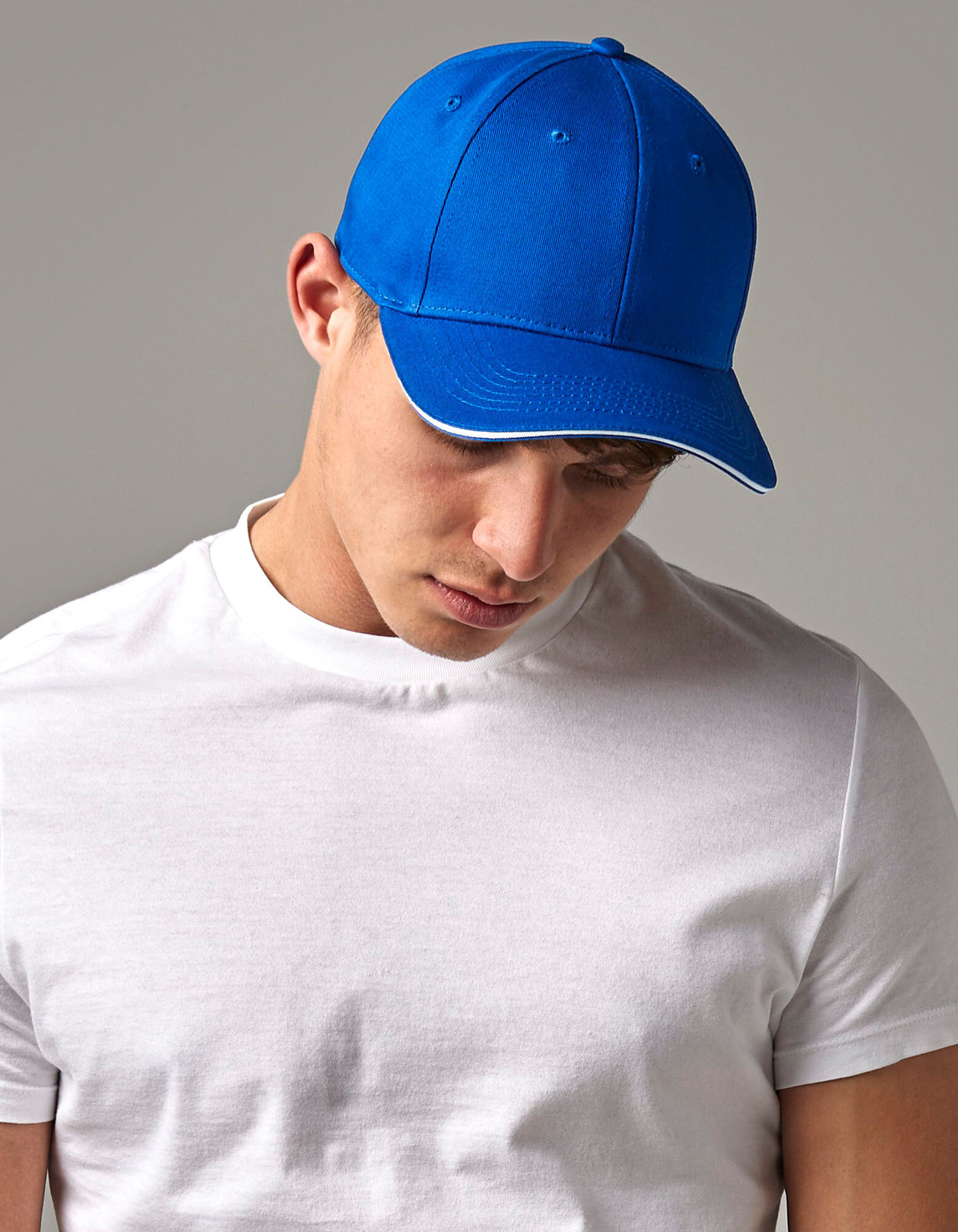 Cappello a 6 pannelli in cotone organico EarthAware® Classic - Picco a sandwich