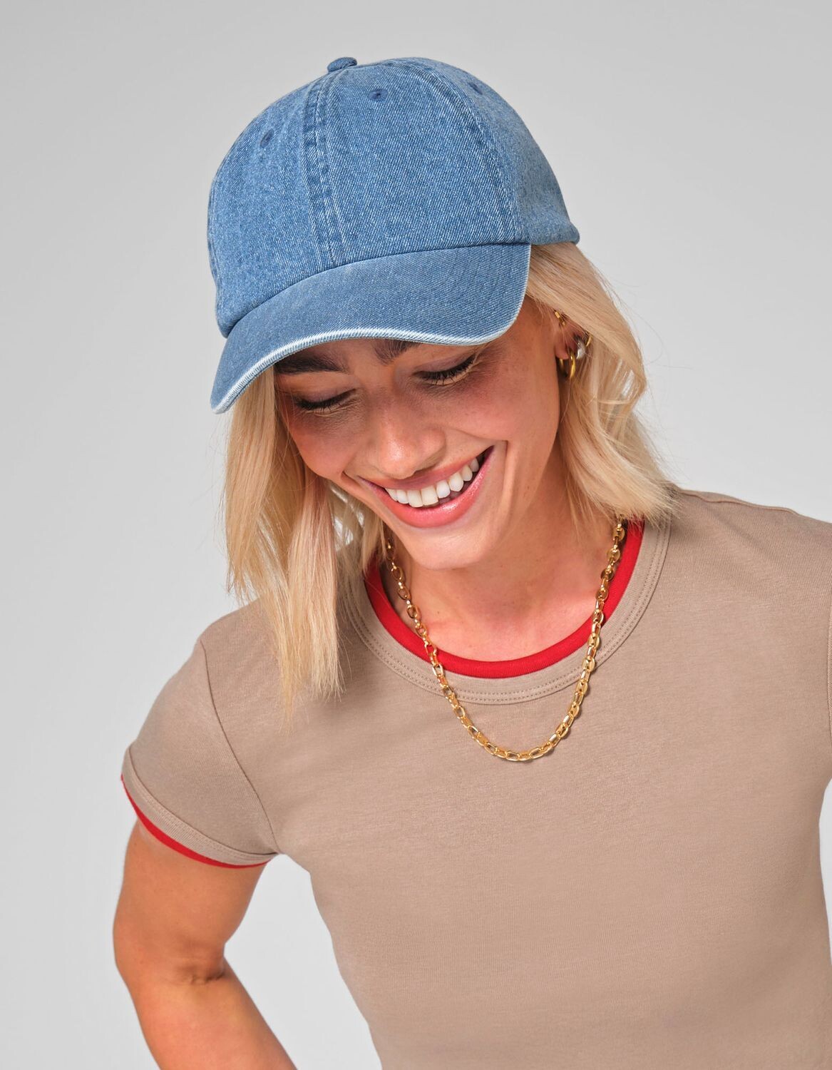Denim cap