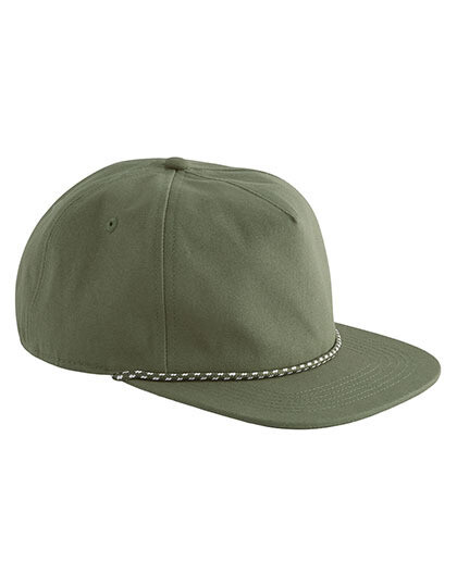 Cappellino a 5 pannelli in cotone biologico EarthAware® con cordino