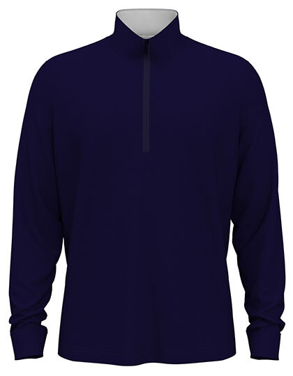 Pullover da uomo con 1/4 di zip