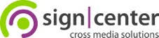 sign  center