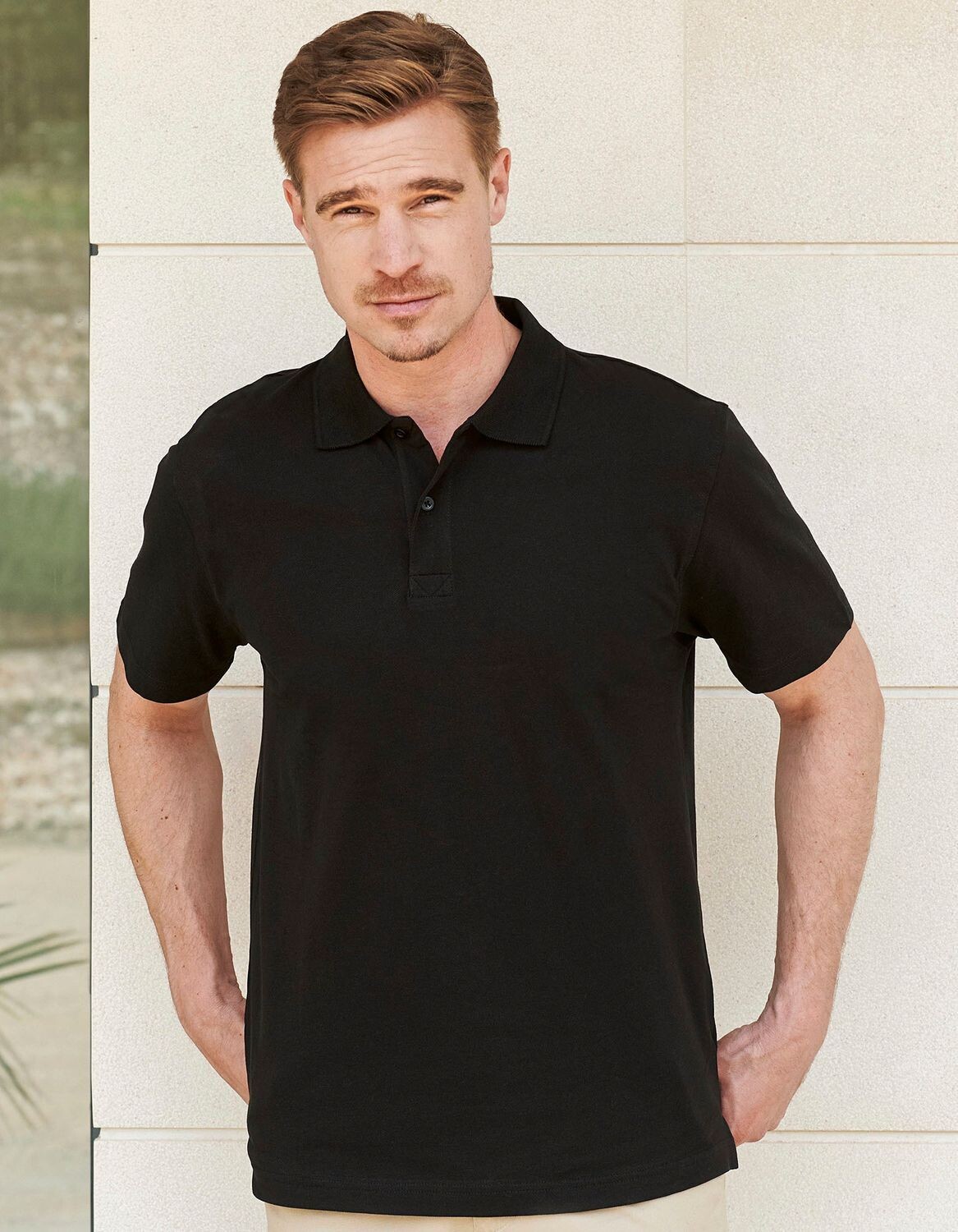 Men's Stretch Piqué Polo Shirt