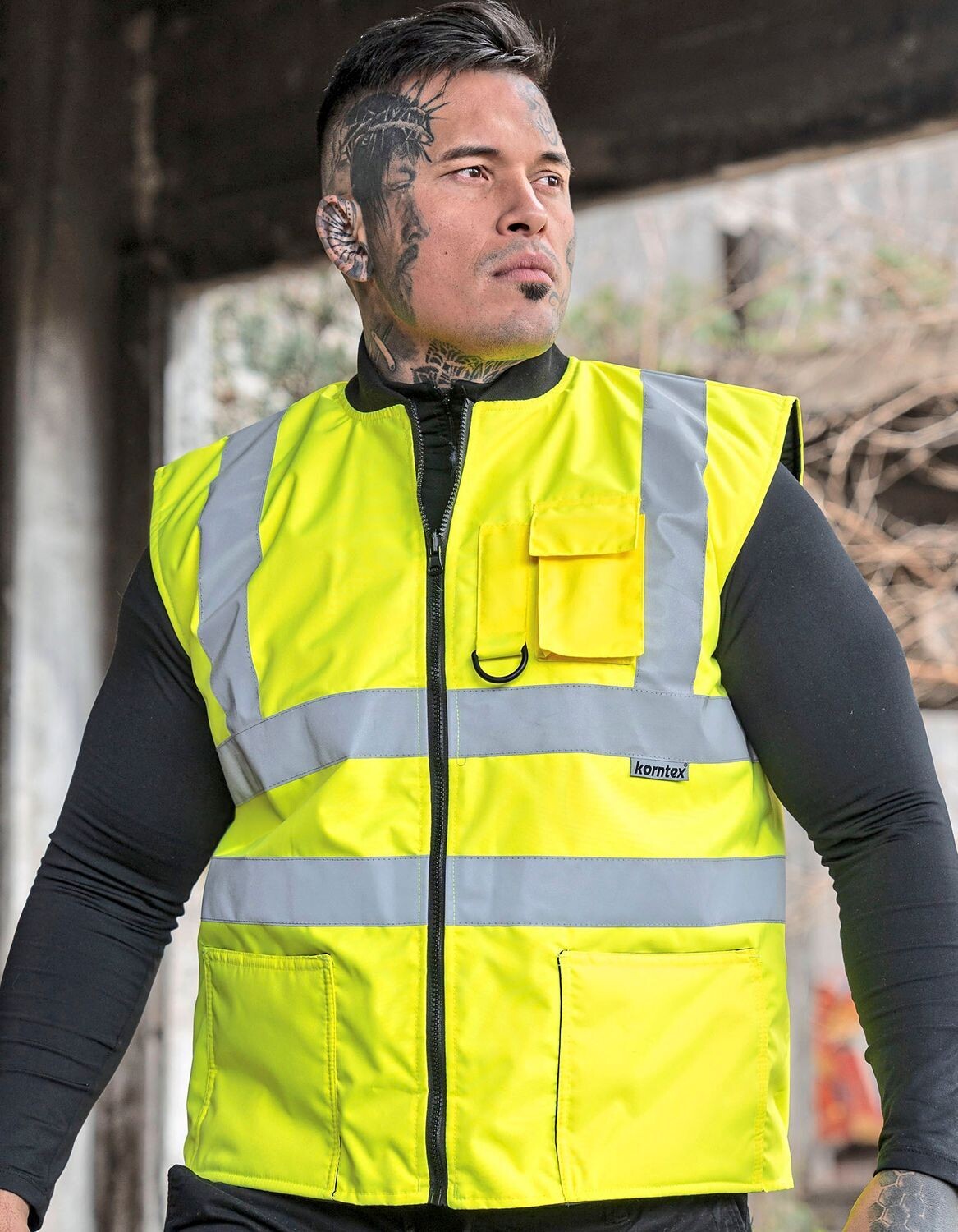Scaldacorpo di sicurezza reversibile Hi-Vis Ural 2 in 1