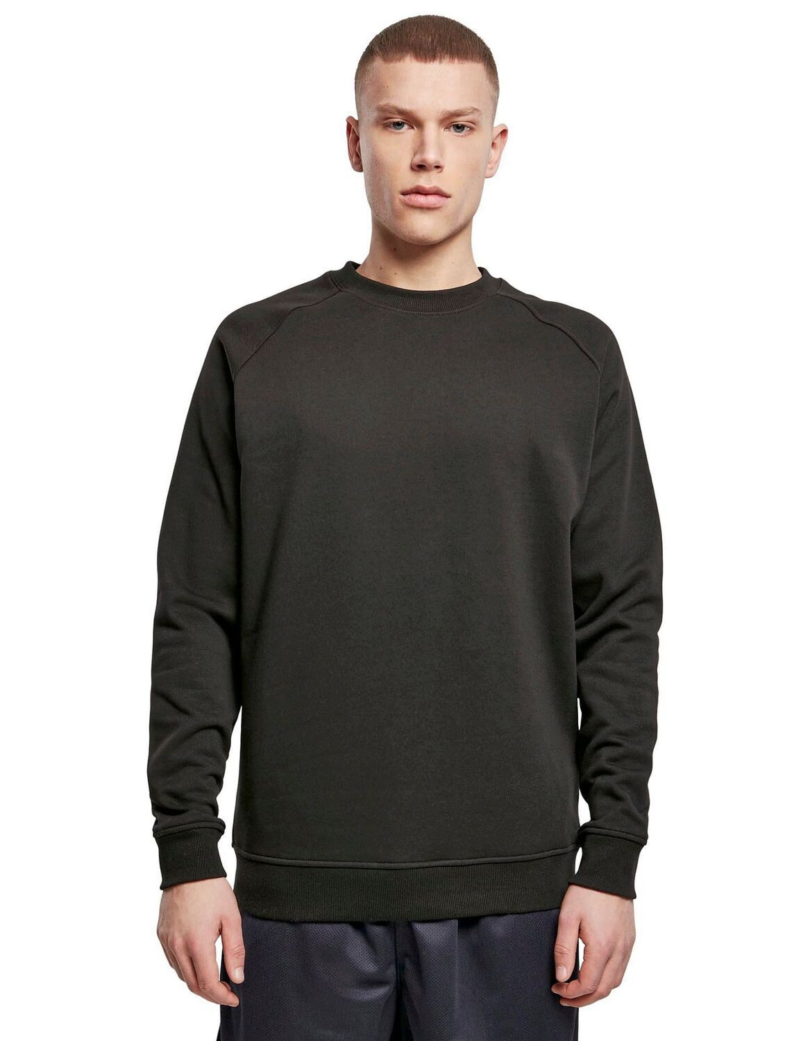 Girocollo in felpa raglan