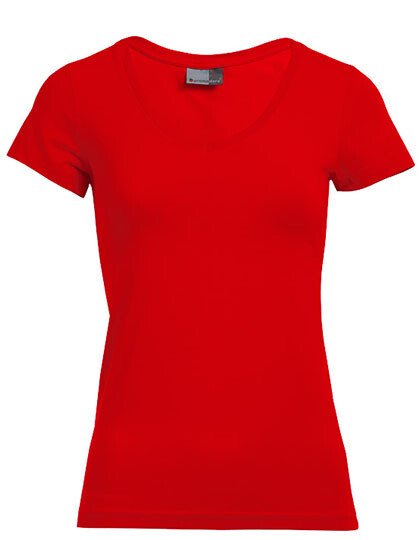 T-shirt femme coupe slim col V