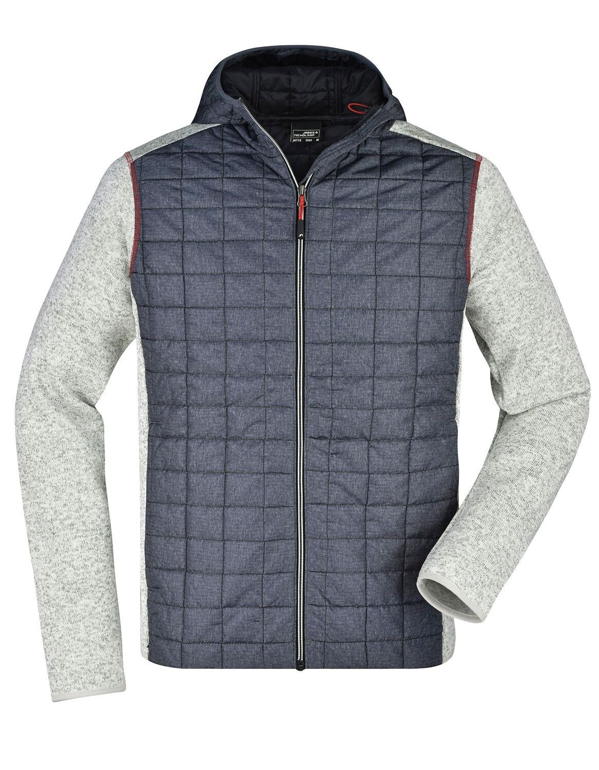 Giacca ibrida da uomo in maglia