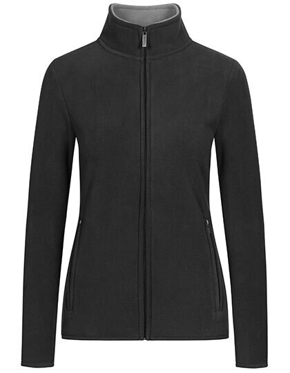 Chaqueta polar doble para mujer