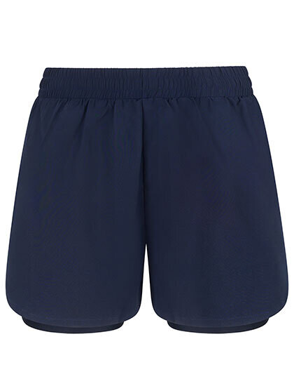 Short de sport double épaisseur pour femme