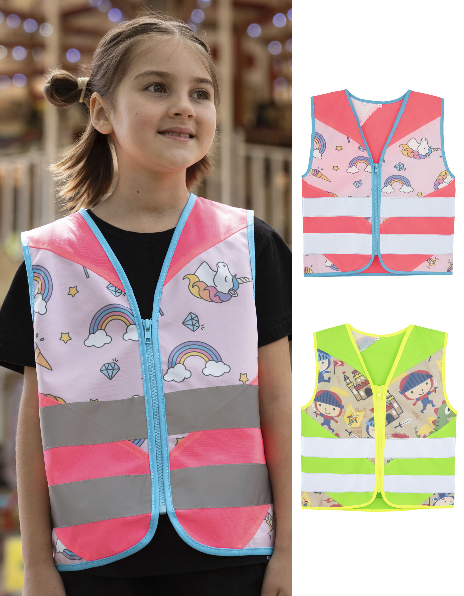 Children´s Safety Vest Action Fantasy CO² Neutral