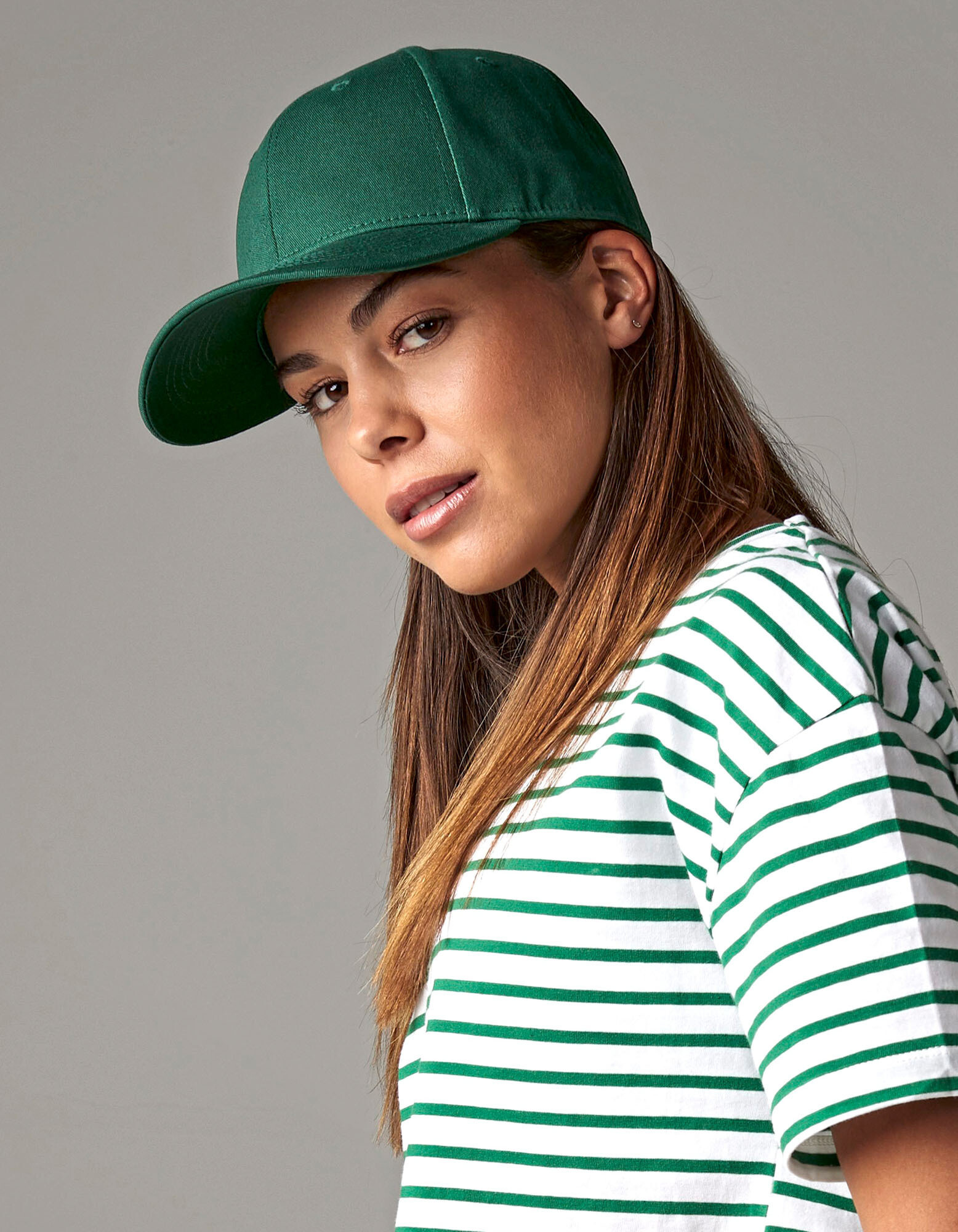 Cappello a 6 pannelli in cotone organico EarthAware® Classic