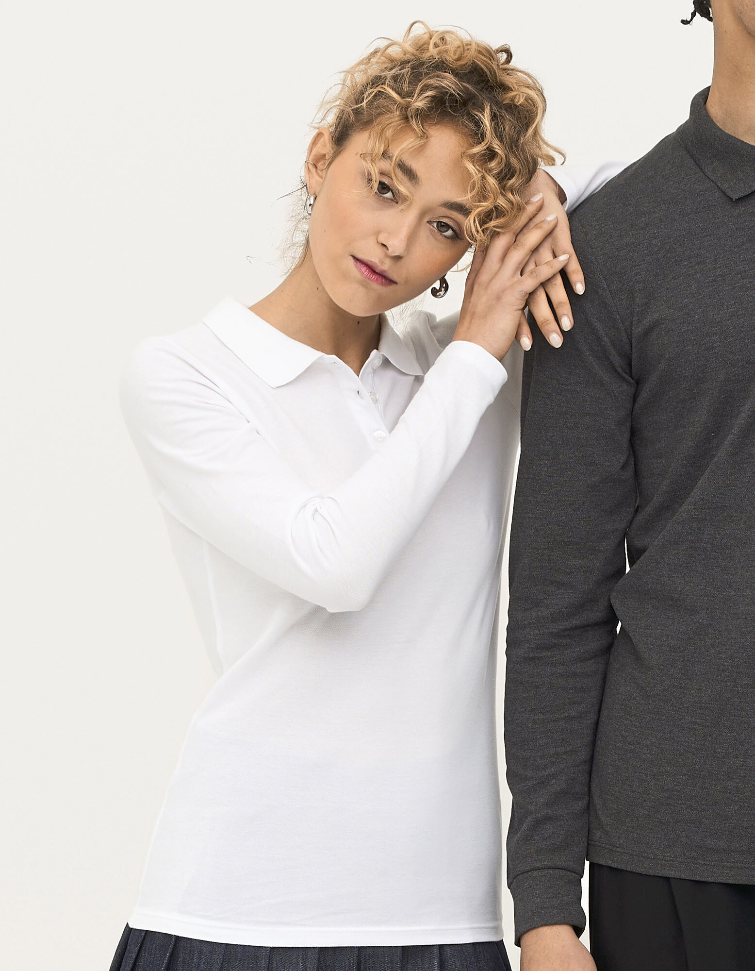 Women´s Long-Sleeve Piqué Polo Shirt Perfect