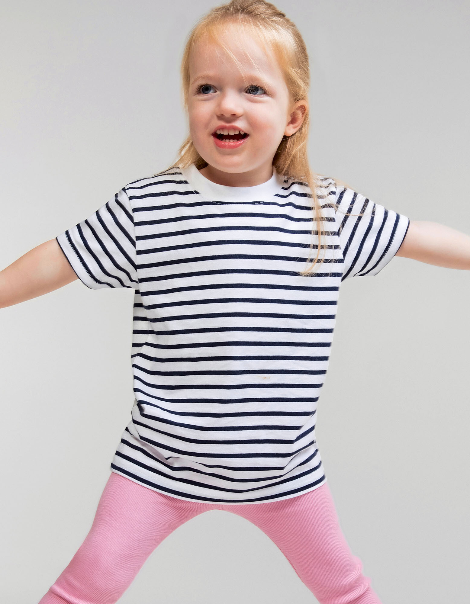 Short Sleeved Stripe T Shirt