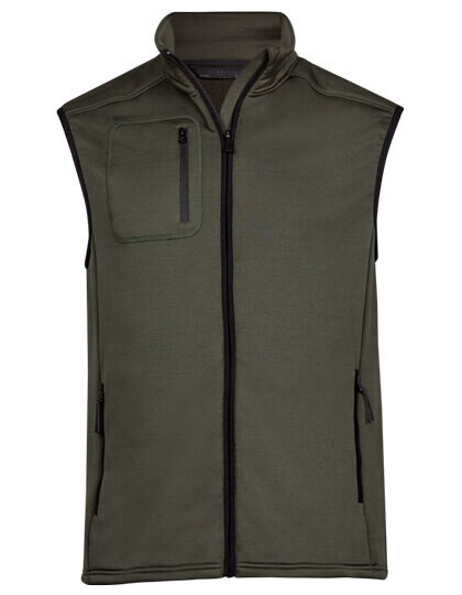 Gilet sans manches en polaire extensible