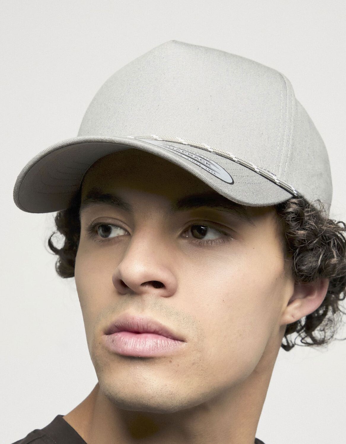 YP Classics Retro Cotton Blend 5-Panel Snapback Cap with Braided Rope