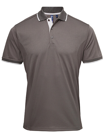 Polo Contrast Coolchecker® pour hommes