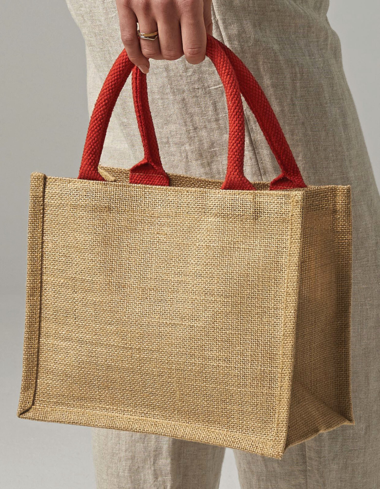 Jute Mini Gift Bag