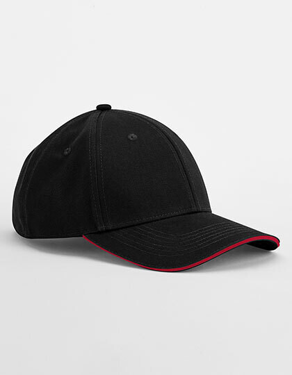 Cappello a 6 pannelli in cotone organico EarthAware® Classic - Picco a sandwich