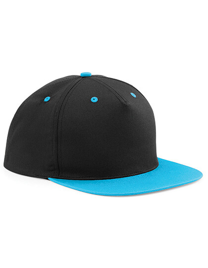 Gorra snapback de 5 paneles con contraste