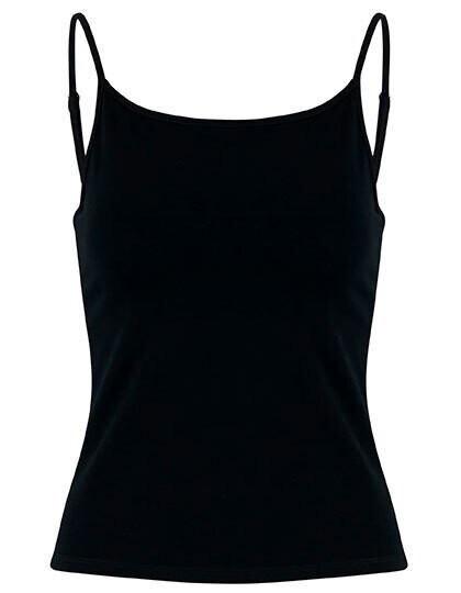 Top corto slim da donna in jersey stretch
