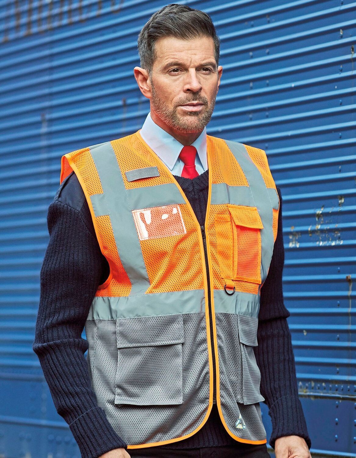 Gilet direzionale a rete aperta riciclata Hi-Vis Top Cool