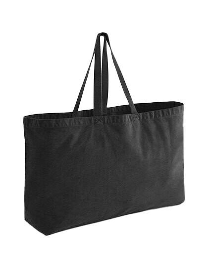 Bolso tote oversize teñido en tela