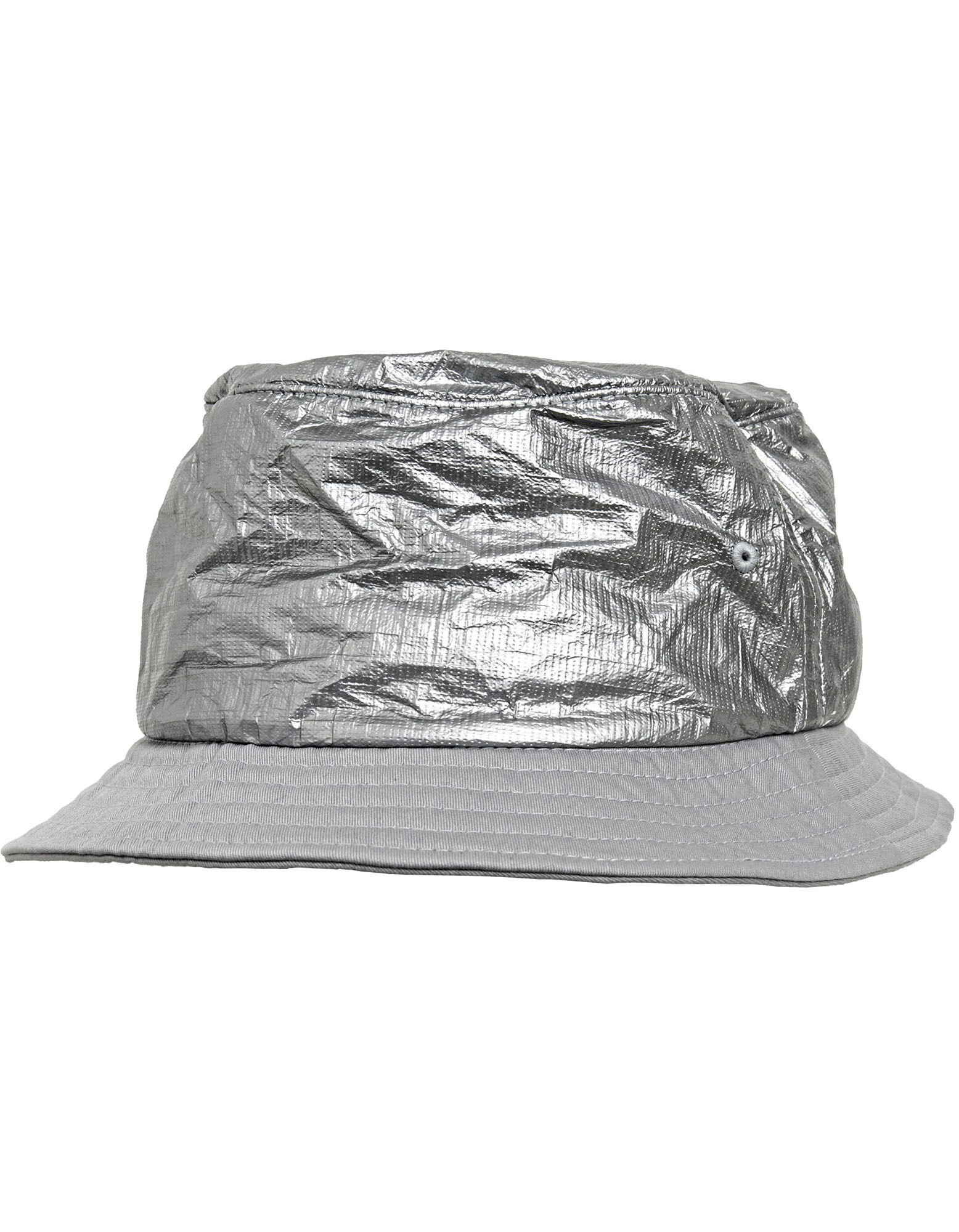 Crinkled Paper Bucket Hat