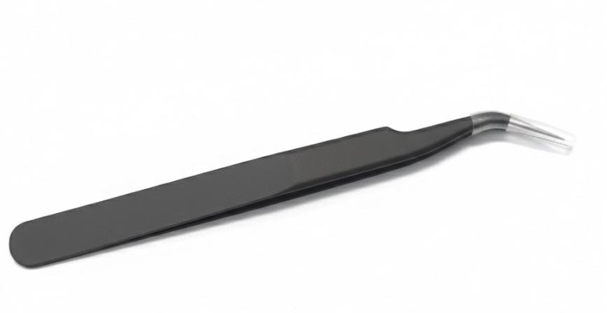 Pinzette mit gebogener Spitze