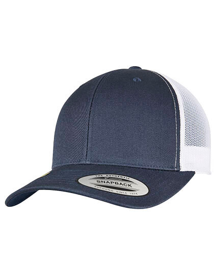 Cappellino da camionista YP Classics in stile retrò riciclato bicolore