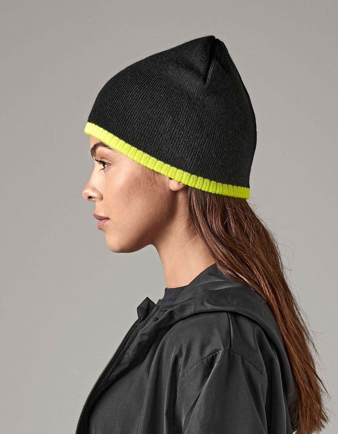 Two-Tone Pull-On Beanie