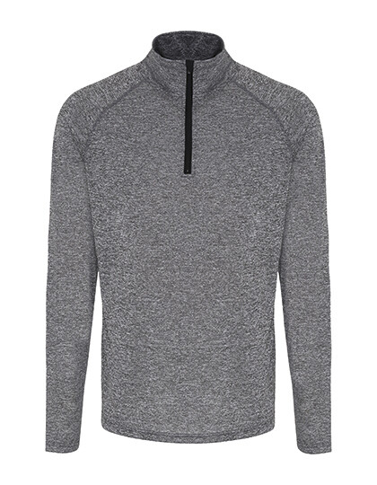 Pull à manches longues Performance pour homme avec fermeture éclair ¼