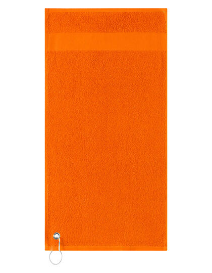 Golf towel with hanger