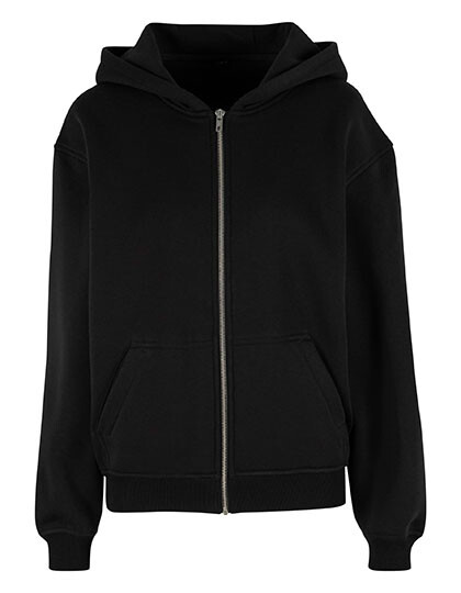 Ladies Loose Fit Zip Hoody